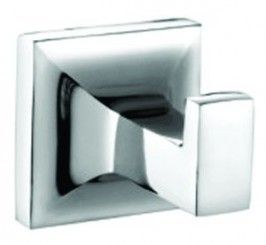 Крючок одинарный, нерж. ст., черный (0589)