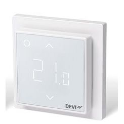 Терморегулятор DEVIreg Smart с Wi-Fi через AppStore, полярно-белый, 16А (140F1140)