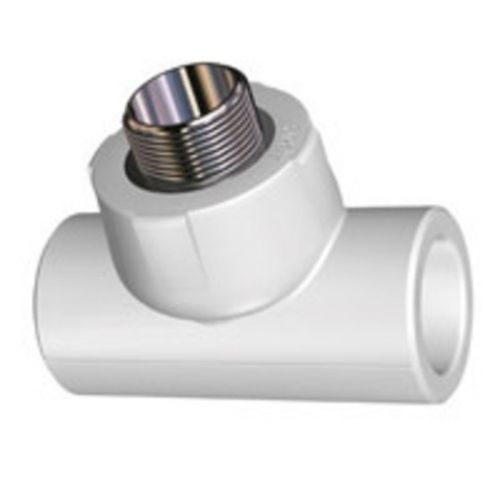 Тройник 32*1/2нар.рез белый (60) ФД-plast