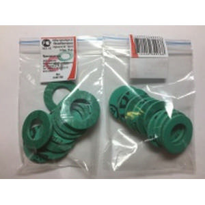 Набор прокладок из безасбестового паранита 3/4" 24х14 h2мм (10 шт)