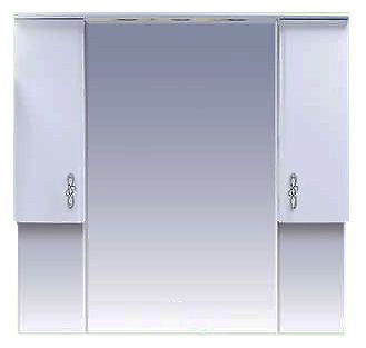 Сицилия -105 Зеркало-шкаф (свет) бел.