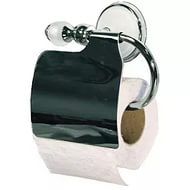 Держатель д/туалетной бумаги с экраном TITAN черный (76003)