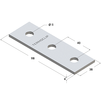 Пластина соединительная TCP 38-41 4F3 (144/36шт/кор) (09258001)