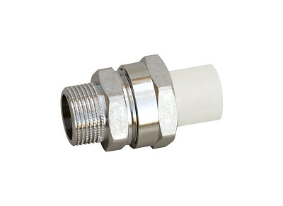 Разборное соед.25*3/4нар.рез. белый (100) ФД-plast