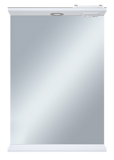 Зеркало 60 "Енисей-60"с полочкой/ подсветка  MISTY
