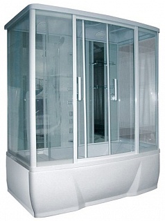 Душевая кабина TRITON "Альфа" 150*850 с г/м с душ. поддоном и экраном 