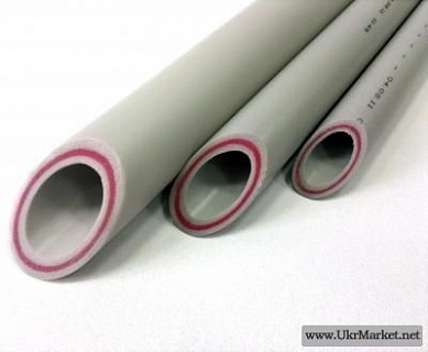 Труба (SDR 6) 75*12,5 арм. стекловолокном серый (12м) ФД-plast