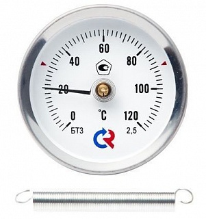 Термометр общетехнический специальный (с пружиной) БТ-30.010