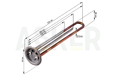  Asker 1300W, +, 64, 4,  L300   (AS00004)