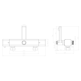 Душевая система "RAIN" (RAI-1028) термостат, хром TOKITO