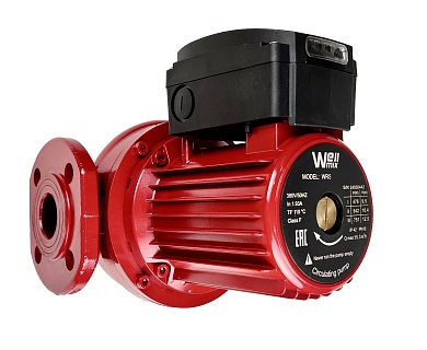 Насос цирк. WRS 80-120SF (360мм) DN80, PN10, Qmax=54м3/ч, Hmax=12м, Tmax=110°С, 380В, 1300Вт, 3-скор. (17109976) Wellmix