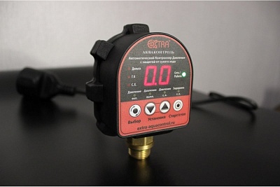 Автоматический контроллер давления воды АДК-10-1,5 (Extra Акваконтроль) (1,5кВт, G1/2, 5%)