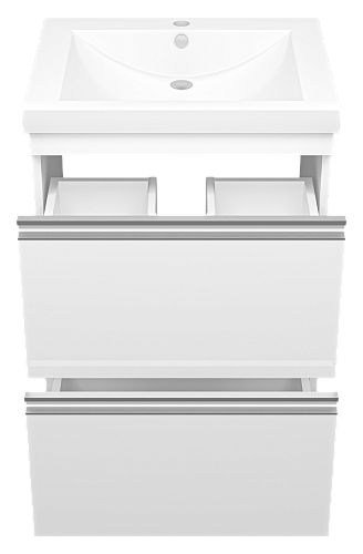 Комплект мебели 60 "Ингрид-60" напольная 2 ящ. эмаль MISTY (ум.Анита,58)