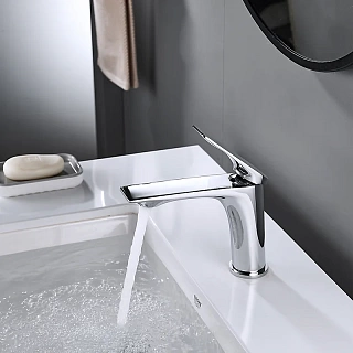 Смеситель д/раковины SHEVANIK хром S9101