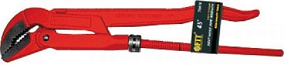 Ключ трубный газовый CrV Профи S (500мм,45гр, 2") 70420 FIT