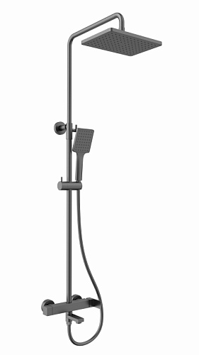 Душ. система KAISER Cube вороненая сталь (01582-15)