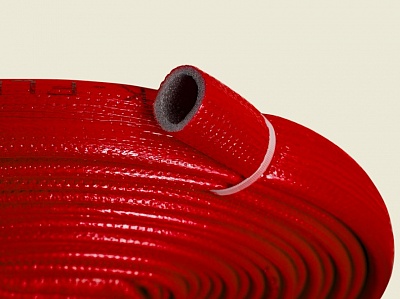 Труба теплоизоляционная K-FLEX PE COMPACT RED 06х22-2м (уп. 160 м) 