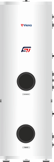 Бойлер Viena ST 300D (напольный, нерж. сталь 316, 2 змеевика 30+39Квт, фланец для прочистки)
