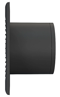 Вентилятор SLIM 4C Matt black осевой c обр.клапаном Ду100 (настенный,потолочный) (20)