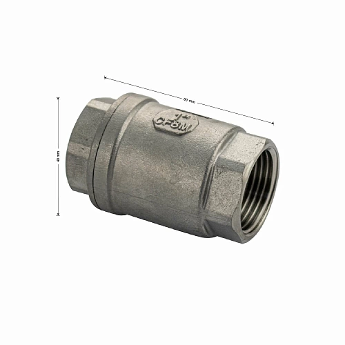 Клапан обратный 1"  из нержавеющей стали MAK (2511)