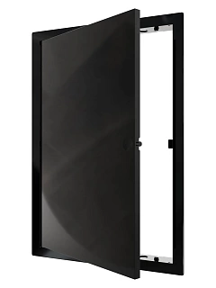 Сантехнические люки L2030N BLACK с магн. замком 200х300 (222х332) с фланцем (24)