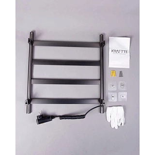Полотенцесушитель "Kraftte" 475х505 П4 ГРАФИТ электро САНАКС 44040
