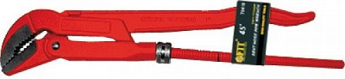 Ключ трубный газовый CrV Профи S (400мм,45гр, 1,5") 70415 FIT