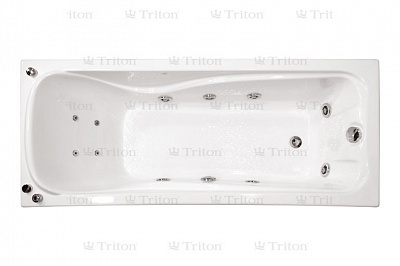 Ванна акриловая Катрин,170х70  пустая с фр.экр. + сифон TRITON