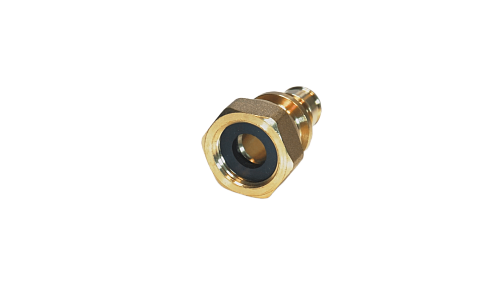 Штуцер с нак. гайкой латунный 16x3/4''  (HFWQE00039) Hipex (20)