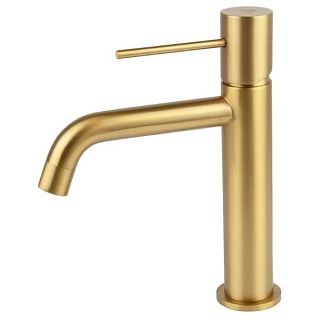 Смес д/раковины Kaiser Vita ф25 шлифованное золото (43211-3)