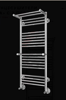 Полотенцесушитель 500х800 П8 Б/П м/о 500 "Аврора" с 2 полками TERMINUS 