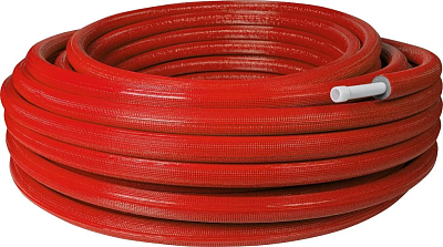 Труба K-FLEX SOLID ISOLINE R 6 PERT/Al/PERT 16мм-100 (бухта 100 м)красный