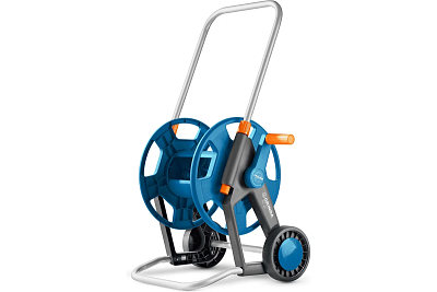 Катушка GRINDA HC-45 для шланга 45м*1/2" и 20м*3/4" усиленные колеса, телескопическая ручка (8-428425_z02) 