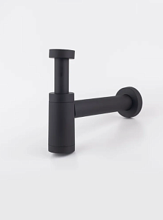 Сифон 1 1/4*40 бутылочный черный с переходной трубкой d40мм BRB1004BL (9)