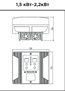    VM-220-2.2 (2.2KW/11.6A)    0-10, G1/4", 4-20mA, Viena