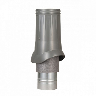 Вентиляционный выход (VWO 125-160 Gray) 160мм, серый