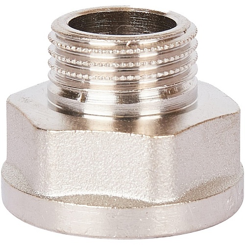 Футорка  3/4" - 1/2"   ш/г под ключ  ник. (120/10) GF  (SFT-0073-001234)