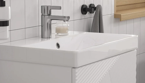 Комплект мебели 60 "EDGE-60" подвесная белай 1 ящик VELVEX (ум.9696-60)