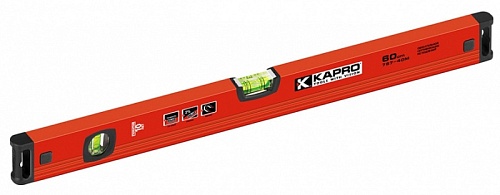 Уровень КАПРО 600мм , 2 колбы, 787-40-60