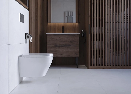 Унитаз подвесной  "BREEZE Rimless" безободковый, сиденье мультилифт(Самара) АКЦИЯ!!