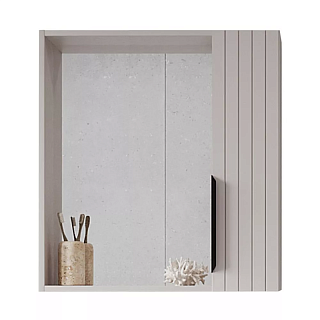 Зеркало-шкаф 80 "Сицилия-80" ПР капучино (без света) VIANT