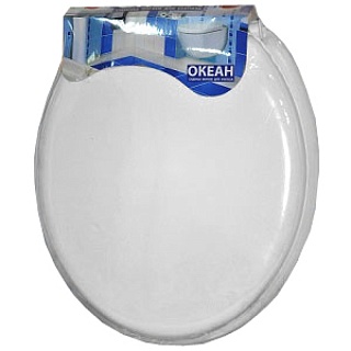 Сиденье для унитаза МЯГКОЕ цвет  "Белый"  