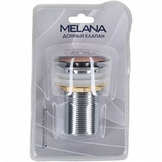 Донный клапан MELANA бронза MLN-330303BR без перелива блистер