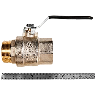 Кран шар. полнопроходной рыч. ВН 1 1/4" (6/24) SVB-0003-200032 STOUT (замена арт.57602)
