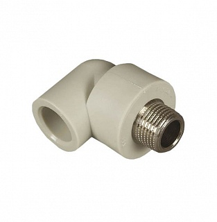 Колено  20*1/2нар.р. серый (25/150) ФД-plast