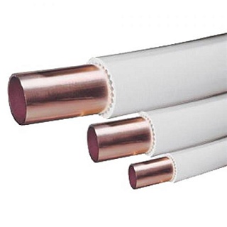 Труба медная мягкая в ПВХ оболочке 22х1 отрезок 3м 