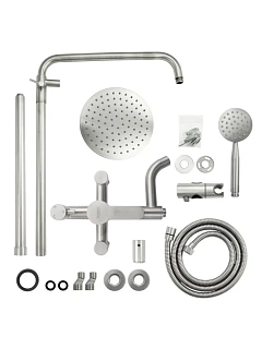 MAGNUS Душ.система нерж. ст. 304  цвет САТИН (9235)