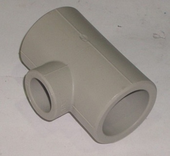 Тройник редуцир. 63*32*63 серый (24) TEBO