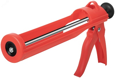 Пистолет д/герметика полукорпусной, пластиковый КУРС (14168)