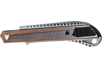 Нож КУРС "Классик" усиленный метал корпус, резиновая вставка18мм (10172)